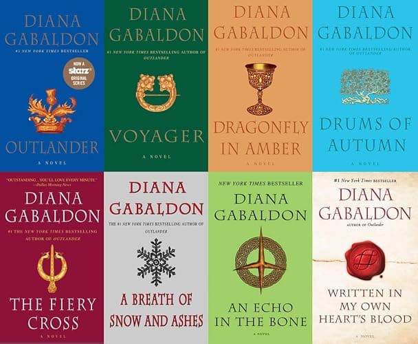 Diana Gabaldon Outlander Series 8 Book Set (1- 8) - Image 1