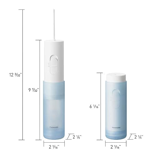 Panasonic Water Flosser for Travel, Cordless Portable Oral Irrigator with Two Water Pressure Settings, Collapsible Water Tank - EW-DJ11​-A thumbnail 7