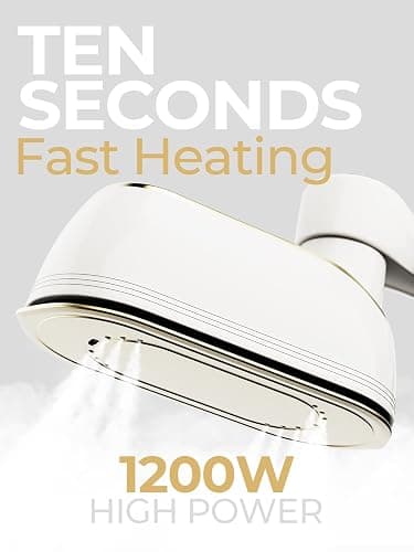 Portable Travel Steamer, 1200W Handheld Fabric Steamer for Clothes, 4 Modes with LCD Display, Powerful Wrinkle Remover for Home & Travel, 150ml Water Tank, 10S Fast Heat-Up, 180° Swivel Handle thumbnail 3