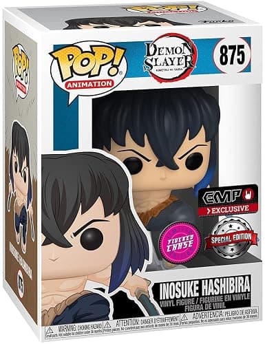 Funko Pop Animation: Demon Slayer - Inosuke Exclusive (Flocked) thumbnail 3