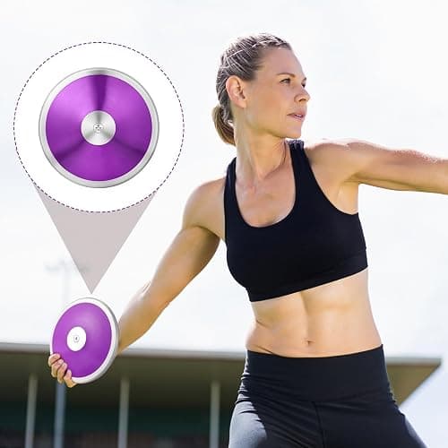 Wettarn 1 kg Discus, Man Women Discus Track and Field Discuses Track and Field Equipment thumbnail 2