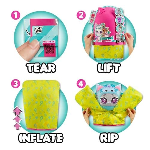 LOL Surprise Tweens Costume Surprise Emma Emo Fashion Doll with Inflatable Teal Kitty Pet Costume and Multiple Surprises Including Fabulous Fashions & Accessories – Great Gift for Kids Ages 4+ thumbnail 3