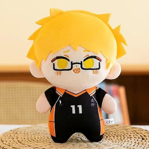 MABAIUDE Tsukishima Ke Soft Figure 20cm Cute Anime Soft Figure Hug Pillow Schoolbag Wallet Pendant Charm Home Sofa Decoration Xmas Gifts thumbnail 2