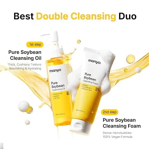 MANYO Pure Cleansing Oil, Natural Oil Cleanser for Face, Makeup Blackhead Remover, Korean Skin Care, 6.76 fl oz (200ml) thumbnail 7
