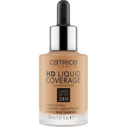 Catrice | HD Liquid Coverage Foundation | 24H Wear, Matte Finish, High Coverage, Waterproof Formula with Niacinamide | Vegan & Cruelty Free (048 | Desert Beige) thumbnail 2