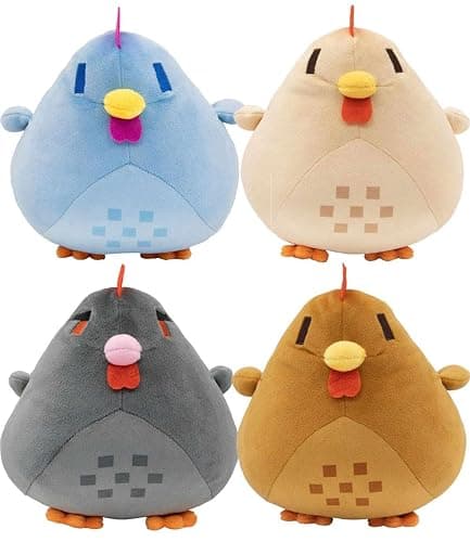 Cekalue Video Game Valley Chicken Plush Toy 7.87" Stuffed Animal Pillow Hen Doll Figure Kids Gift Home Decor Stardew Merch thumbnail 4