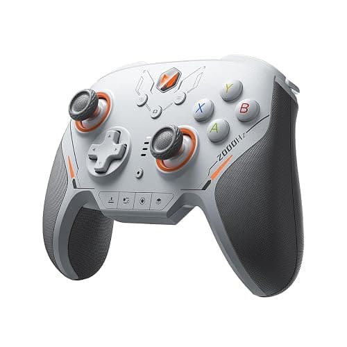 BIGBIG WON BLITZ 2 Pro PC Video Game Controller, TMR Electromagnetic Joystick,2000Hz Wireless Polling Rate,1000Hz Gyroscope,16 Mechanical Buttons,PC+Mobile APP Gamepads for FPS Games-Gray - Image 1