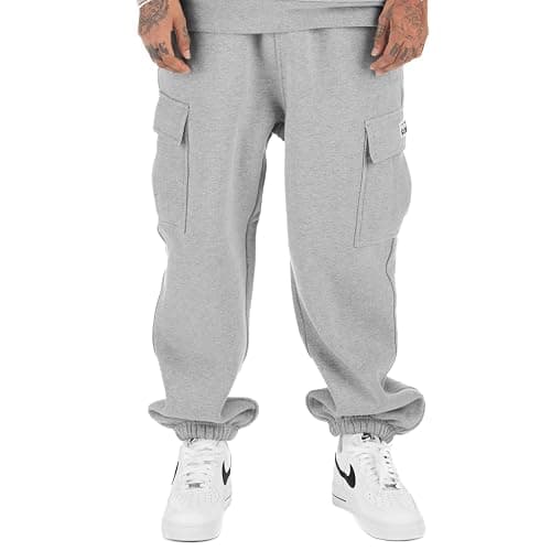 Pro Club Men's Heavyweight Tapered Fleece Cargo Sweatpant - Image 1