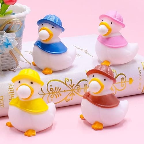 4 Pcs Ducks Squeeze the Bubble Ball ，Relieve Stress Fidget Toys for Children and Adults,Squeeze Sensory Toys for Anxiety, Autism, ADHD.(4 Ducks) thumbnail 6