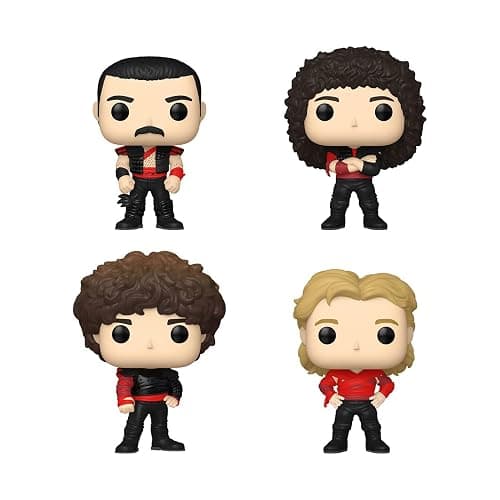 Funko Pop! Rocks: Queen - Freddie Mercury - Radio Gaga 4PK - Vinyl Collectible Figure - Gift Idea - Official Merchandise - Toy for Children and Adults - Music Fans - Model Figure for Collectors thumbnail 2