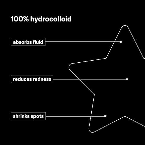 Starface Hydro-Star® Black Hydrocolloid Star-Shaped Pimple Patch, 36 ct | Dermatologist Tested • Covers & Protects Visible Spots • Absorbs Pimple Gunk • Vegan, Cruelty-Free & Sensitive Skin Safe thumbnail 6