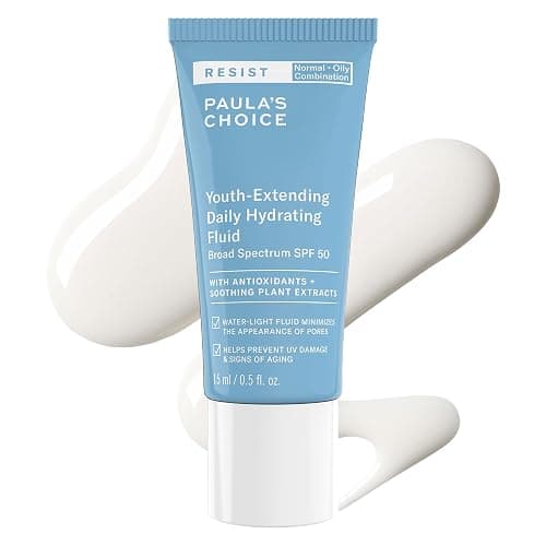 Paula's Choice RESIST Daily Hydrating Fluid Face Moisturizer with SPF 50 Sunscreen, Face Sunscreen for Oily Skin, Chamomile & Vitamin E, UVA/UVB Protection, Fragrance-Free, TSA Friendly - Image 1