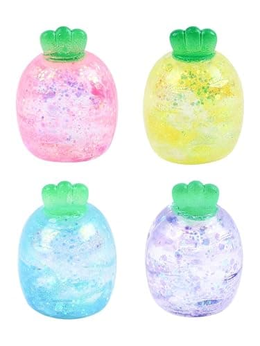 FQZWONG Birthday Party Favors Always Returns to Its Square Shape Squeeze Ball Set Stress Relief & Fidget for ADHD Sensory Squeeze Stress Balls Increase Entertainment Ages 3 and Up - Image 1