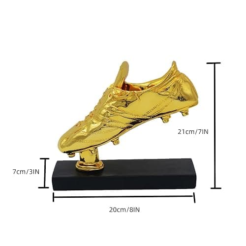 Yiwoop Golden Boot Glove Trophy Award Shoes Replica The Best Player Trophy Cup Fans Souvenir Collectibles thumbnail 2