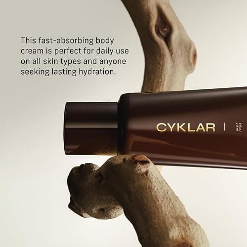 CYKLAR Nutrient Rich Body Cream. Sacred Santal Nourishing Moisturizer with Niacinamide and Banana Flower Extract. Deep Hydration, Thick Body Lotion, Dry Skin Cream for Women and Men, 8 Fl Oz thumbnail 3
