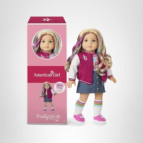 American Girl, Truly Me 18-inch Doll #110 with Blue Eyes, Wavy Blonde Hair, Light Skin with Freckles, for Ages 6+ thumbnail 7