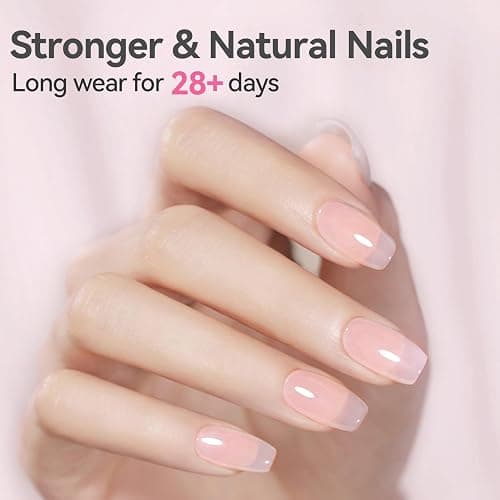 Born Pretty Builder Gel for Nails,8-in-1 Cover Pink Builder Nail Gel | for Nail Apex and Gel Extension Strengthener,Nail GLue Gels Hard Gels Base Rhinestone Nail Glue Gel in a Bottle 15ml thumbnail 4