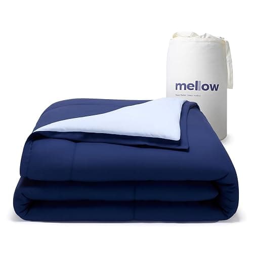 Mellow Temperature Control Comforter – Queen Size, All Season, Dual Layer: Reversible Cool-Warm Design, Hypoallergenic, Washable, Breathable—Ideal for Couples, hot Sleepers, and Year-Round Comfort - Image 1