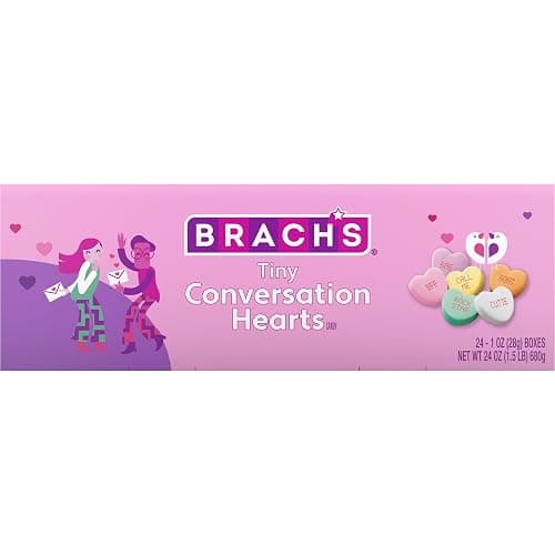 Brach's Valentine's Day Tiny Conversation Hearts, Friendship Exchange, 1 oz Boxes, 24 Ct thumbnail 6