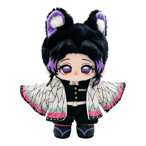 Demon Soft Anime Figure Cute Cotton Plush Doll Slayer Muichiro Decor | Anime Character Themed Collectible Gift for Anime Fans,Tanjiro Ornament,Soft Skin-Friendly Fabric,Tight Embroidery No Shoes - Image 1