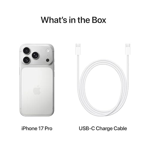 Apple iPhone 17 Pro 256 GB: 6.3-inch Display with ProMotion up to 120Hz, A19 Pro Chip, Breakthrough Battery Life, Pro Fusion Camera System with Center Stage Front Camera; Silver thumbnail 6