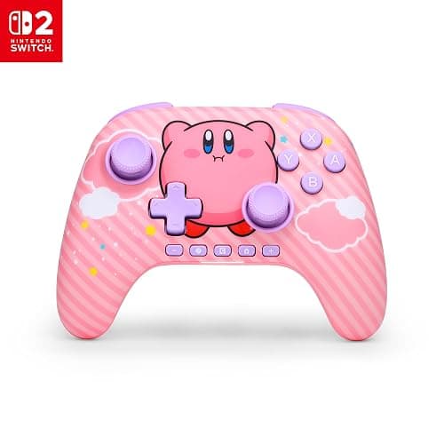 PowerA Advantage Wireless Controller for Nintendo Switch 2 - Kirby PuffOfficially Licensed, Hall Effects, Mappable Buttons, Pro Controller, C Button, Motion Controls - Image 1