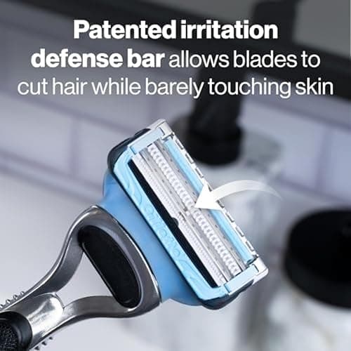 Gillette SkinGuard Razors, 1 Gillette Razor, 4 Razor Blade Refills, Designed for Men with Skin Irritation, Razor Bumps, and Sensitive Skin thumbnail 2