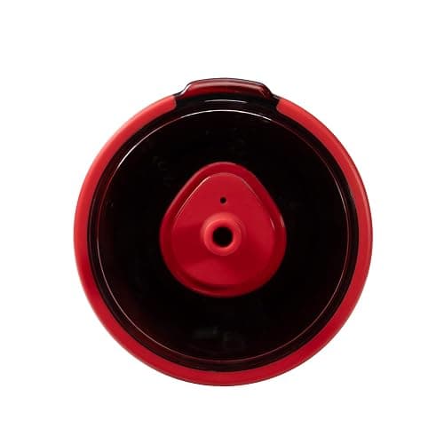 HydroJug Everyday Tumbler 14 oz – Ceramic-Lined Insulated Tumbler with Straw and Soft-Touch Lid, Cup Holder Friendly, Double-Wall Vacuum Insulation, Reusable Travel Cup – Alumni Red thumbnail 3