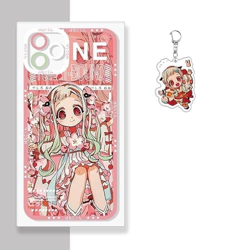 SodaMeow Toilet Bound Hanako Kun Phone Case Compatible with iPhone 16/15/14/13/12/11/X/8/7 Multi-Model Hanako Kun Phone Cover Nene Anime (for iPhone Xs Max,03) - Image 1