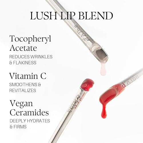 d'alba Piedmont Plumping Lip Glow Mood Volumizer, Hydrating Lip Plumper with Vegan Ceramide & Vitamin C & E, Fuller Lips, Volumizing Lip Gloss, Glowy Finish, Feeble Pink (4 Colors) (0.17 fl oz.) thumbnail 6