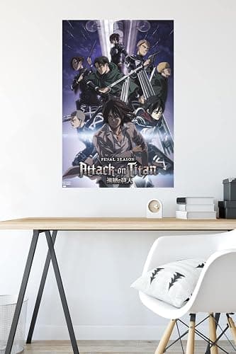 Trends International Attack on Titan: Season 4 - Key Visual 2 Wall Poster, 22.37" x 34.00", Unframed Version thumbnail 4