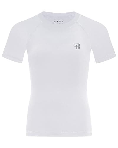 Runhit Boys Compression Shirt Short Sleeve Youth Basketball Undershirt Kids Quick Dry Athletic Base Layer T-Shirt thumbnail 6