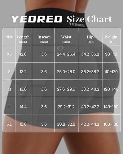 YEOREO CoreFlex Women Workout Shorts | Cargo Pockets, Hidden Scrunch, No Front Seam, Biker Shorts, 3.6"/ 4.5" thumbnail 6