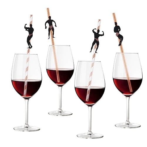 36 Pcs Bachelorette Straws, Funny Male Dancer Drinking Straws for Bachelorette Party, Bridal Shower Party, Party Favors Decorations Supplies - Image 1