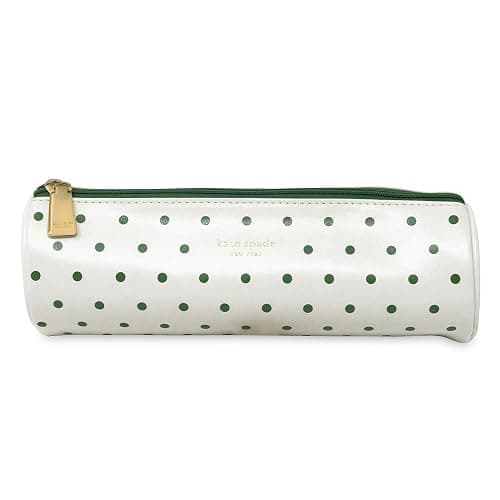 kate spade new york Leatherette Pouch, Lexington Dot | Faux Leather Pen and Pencil Case, Slim Long Pouch for Small Supplies and Cosmetics Organization for Women with Zipper Closure thumbnail 3