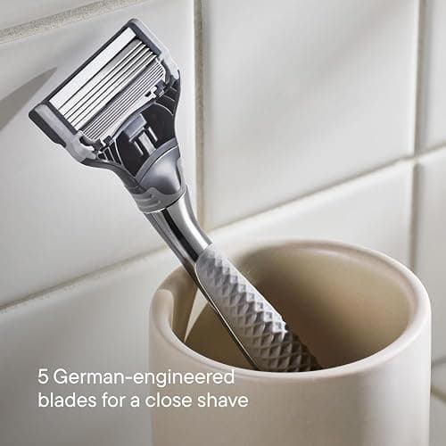 Harry's Original Razor Blades for Men - 10 Count - Premium Razor Blade Refill Cartridges - German Engineered thumbnail 5
