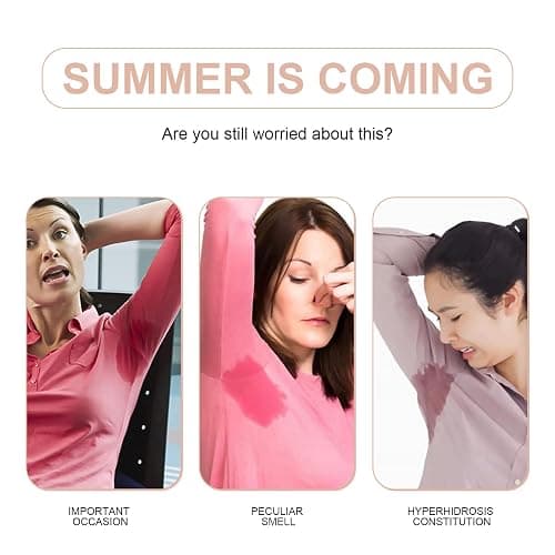 EXCEART Breathable Sweat Guard Underwear Vest - Absorbing Underarm Sweat Vest - Washable and Reusable for Women and Ladies thumbnail 6