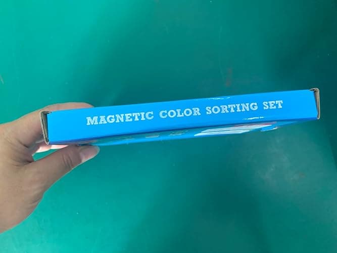 12 Pieces Magnetic Color Sorting Toys, 60 Color Magnets Educational Refrigerator Whiteboard for Baby Toddlers Kids Magnets thumbnail 10