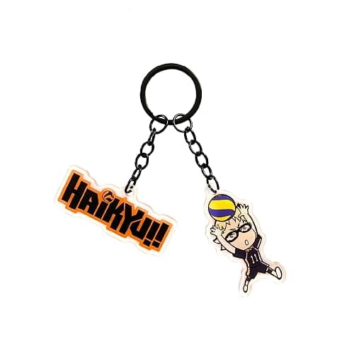 Haikyu - Tsukishima Keystrap and Keychain Bundle - Otaku thumbnail 3