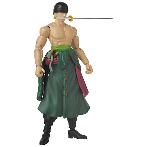 ANIME HEROES - One Piece - Roronoa Zoro Three Sword Style Action Figure | One Piece 6 Inch Action Figure Anime Heroes - Roronoa Zoro Three Sword Style thumbnail 9