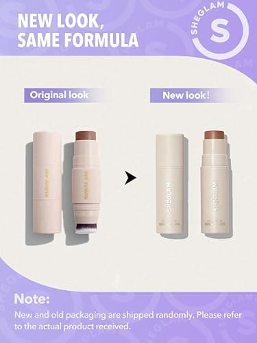 SHEGLAM Snatch 'n' Define Cream Contour Stick Long Lasting Highly Pigmented Sweat Proof Face Bronzer Makeup - Soft Tan thumbnail 8