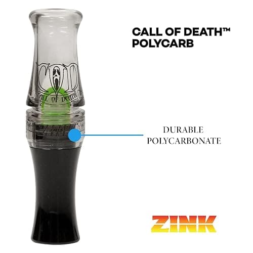 Zink Call of Death (COD) Polycarbonate Hand-Tuned Short Reed Waterfowl Canada Goose Hunting Game Call - Power, Volume & Speed in One Call thumbnail 2