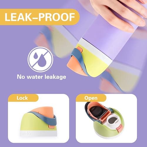 Replacement Lid for Owala Freesip, Compatible with Owala Cup 16oz 24oz 32oz 40oz, Leakproof One Button Replacement Cap for Top Accessories, BPA Free thumbnail 5