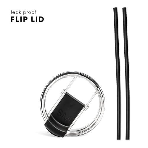 Simple Modern Travel Coffee Mug Tumbler with Flip Lid | Reusable Insulated Stainless Steel Cold Brew Iced Coffee Cup Thermos | Gifts for Women Men Him Her | Voyager Collection | 12oz | Winter White thumbnail 6