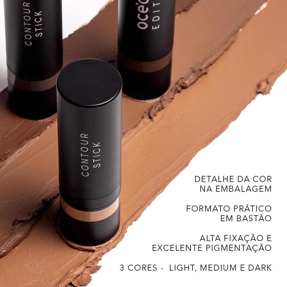Océane Contorno em Bastão Marrom Médio - Contour Stick Medium Océane Edition 13,5g thumbnail 4