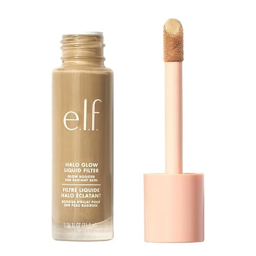 e.l.f. Halo Glow Liquid Filter, Hydrating Complexion Boost, 3.5 Medium | Soft Focus, Luminous Natural Glow for Face & Body, Infused with Hyaluronic Acid & Squalene, Vegan & Cruelty-Free - Image 1