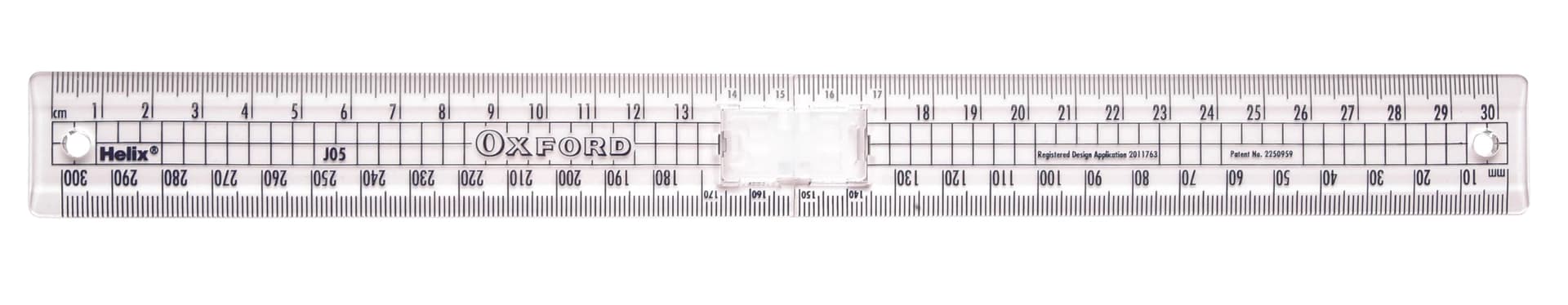 Helix Oxford 30cm Folding Ruler, Oxford Blue thumbnail 3