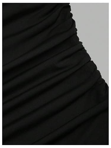 MakeMeChic Women's Y2k Halter Mini Dress Backless Ruffle Short Going Out Dress thumbnail 4
