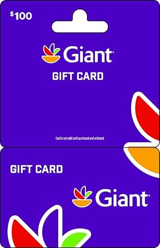 Giant Food Landover Physical Gift Card - $100 - Image 1