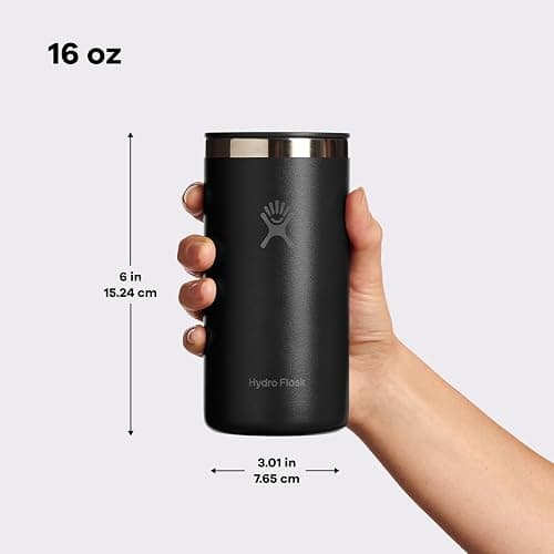 Hydro Flask Travel Coffee Cup – Insulated Stainless Steel, Non-Spill, Leak Proof to-Go Coffee Tumbler 16 Oz Agave Green thumbnail 3